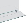 Miroir mural avec étagère 40x60 cm Verre trempé 517701517701