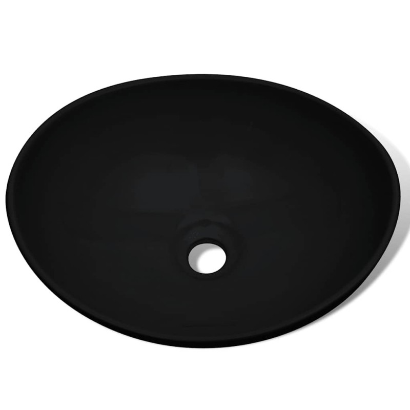 Lavabo céramique 40 x 33 cm Noir  517703517703