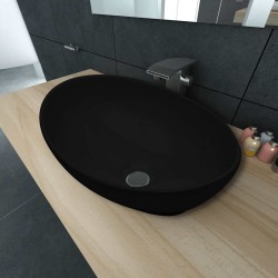 Lavabo céramique 40 x 33 cm Noir  517703517703