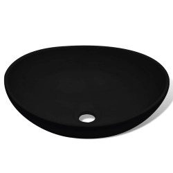 Lavabo céramique 40 x 33 cm Noir  517703517703