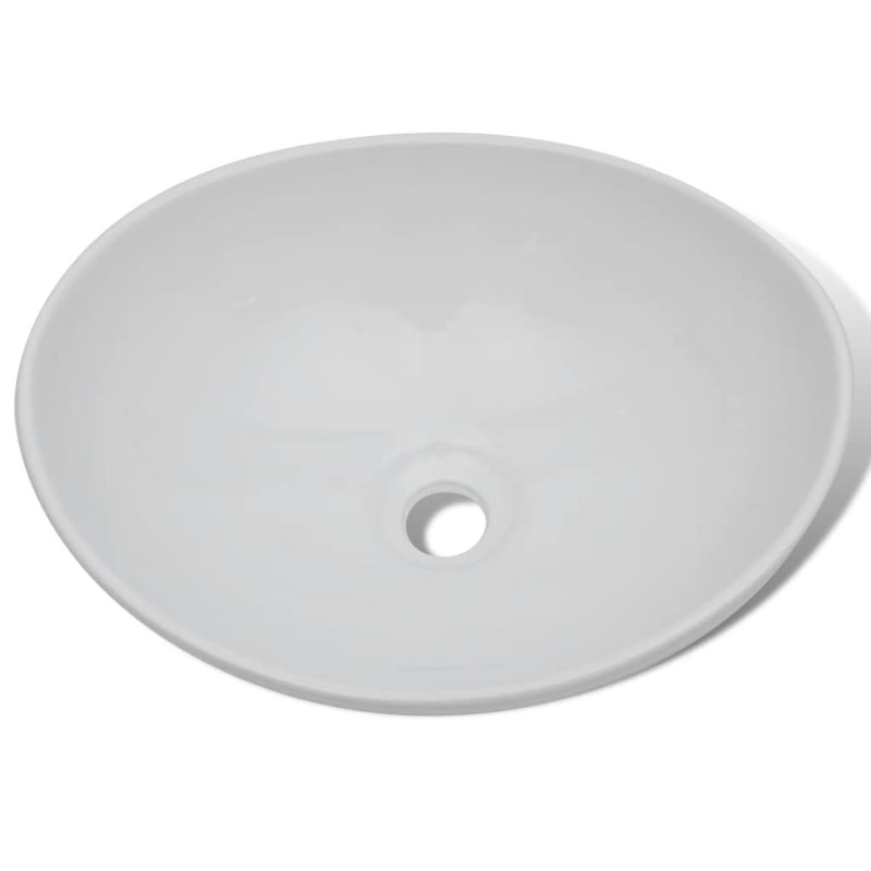 Lavabo céramique 40 x 33 cm Ovale Blanc 517707517707