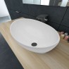 Lavabo céramique 40 x 33 cm Ovale Blanc 517707517707