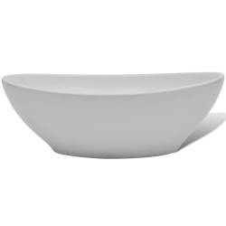 Lavabo céramique 40 x 33 cm Ovale Blanc 517707517707