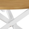 Mobilier de salle à manger 5 pcs MDF Blanc 517722517722