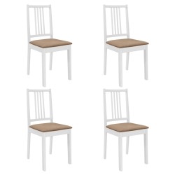 Mobilier de salle à manger 5 pcs MDF Blanc 517722517722
