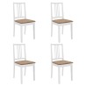 Mobilier de salle à manger 5 pcs MDF Blanc 517722517722