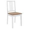 Mobilier de salle à manger 5 pcs MDF Blanc 517722517722