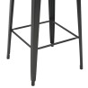 Mobilier de bar 3 pcs Acier Marron Noir 517724517724