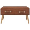 Banc avec tiroirs 80 cm Marron Similicuir 517725517725