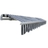 Auvent pliable motorisé 400 cm Bleu/blanc 517729517729