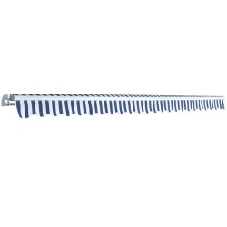 Auvent pliable manuel 500 cm Bleu/blanc 517732517732