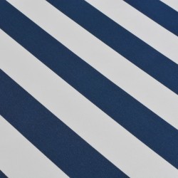 Auvent pliable manuel 500 cm Bleu/blanc 517732517732