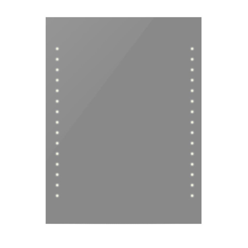 Miroir de salle de bain 60 x 80 cm avec lumières LED 517733517733