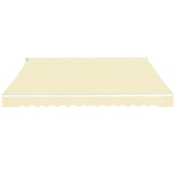 Auvent pliable manuel 400 cm Crème 517734517734