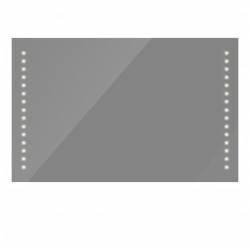 Miroir de salle de bain 100 x 60 cm avec lumières LED 517735517735