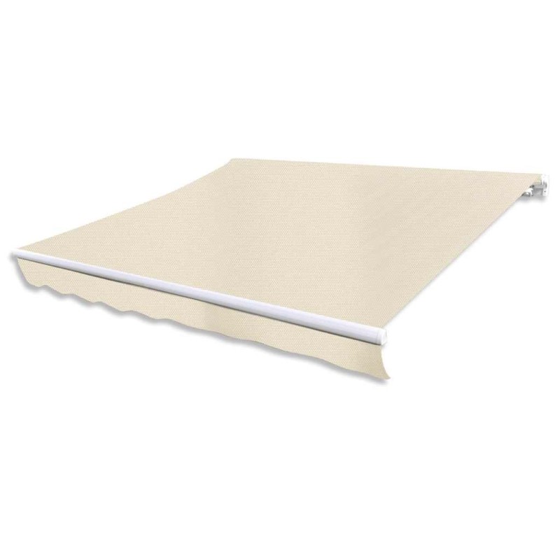 Auvent pliable motorisé 400 cm Crème 517736517736
