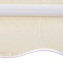 Auvent pliable motorisé 400 cm Crème 517736517736