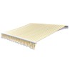 Auvent pliable motorisé 400 cm Jaune/blanc 517738517738