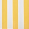 Auvent pliable motorisé 400 cm Jaune/blanc 517738517738