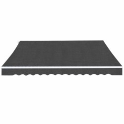 Auvent pliable manuel 450 cm Anthracite 517752517752