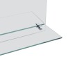Miroir mural avec étagère 30x50 cm Verre trempé 517755517755