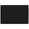 Dosseret de cuisine Noir 90x60 cm Verre trempé 517756517756