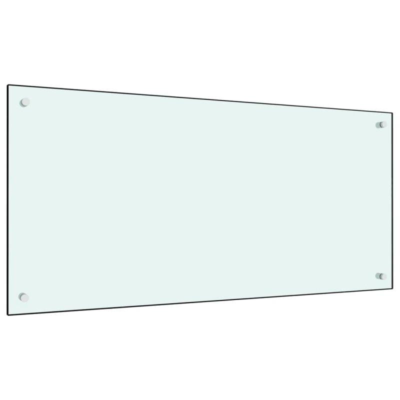Dosseret de cuisine couleur Lait 100x50 cm Verre trempé 517757517757