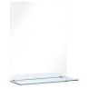 Miroir mural avec étagère 50x70 cm Verre trempé 517765517765