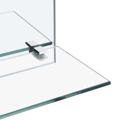 Miroir mural avec étagère 50x70 cm Verre trempé 517765517765