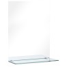 Miroir mural avec étagère 30x50 cm Verre trempé 517767517767