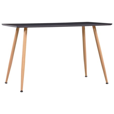 Table de salle à manger Gris et chêne 120x60x74 cm MDF 517771517771