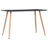 Table de salle à manger Gris et chêne 120x60x74 cm MDF 517771517771