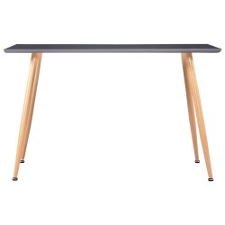 Table de salle à manger Gris et chêne 120x60x74 cm MDF 517771517771