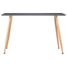 Table de salle à manger Gris et chêne 120x60x74 cm MDF 517771517771
