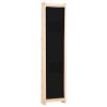 Cloison de séparation 4 panneaux Noir 160x170x4 cm Tissu 517774517774
