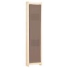 Cloison de séparation 5 panneaux Marron 200 x 170 x 4 cm Tissu 517778517778