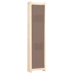Cloison de séparation 6 panneaux Marron 240 x 170 x 4 cm Tissu 517779517779