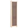 Cloison de séparation 6 panneaux Marron 240 x 170 x 4 cm Tissu 517779517779