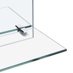 Miroir mural avec étagère 40x60 cm Verre trempé 517780517780