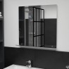 Miroir mural avec étagère 60x60 cm Verre trempé 517781517781