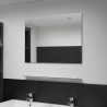 Miroir mural avec étagère 80x60 cm Verre trempé 517782517782