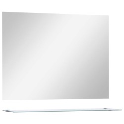 Miroir mural avec étagère 80x60 cm Verre trempé 517782517782