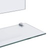 Miroir mural avec étagère 80x60 cm Verre trempé 517782517782