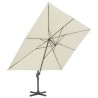 Parasol de jardin avec base portable sable 517791517791