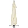 Parasol de jardin avec base portable sable 517791517791