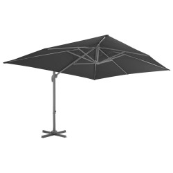 Parasol de jardin avec base portable anthracite 517792517792