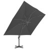 Parasol de jardin avec base portable anthracite 517792517792
