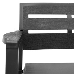 Salon de jardin 4 pcs plastique anthracite 517794517794