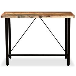 Ensemble de bar 5 pcs Bois de récupération massif 517795517795
