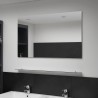 Miroir mural avec étagère 100x60 cm Verre trempé 517797517797